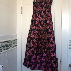 Hi Low Strapless dress
